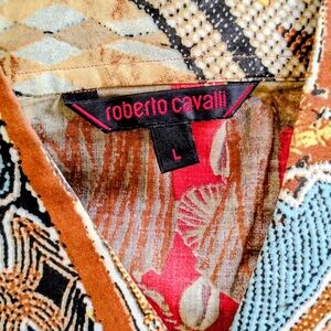 Roberto Cavalli Multicolor Dress Shirt